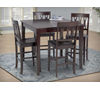 Picture of Abbie Bordeaux Counter Height Table and Four Stool