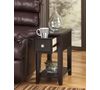 Picture of Dark Finish Chairside End Table