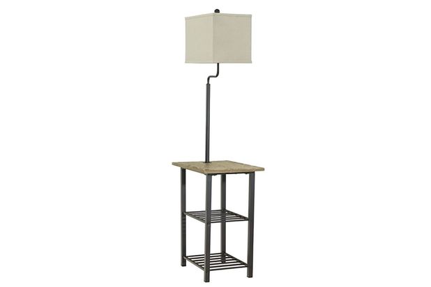 Picture of Shianne Black Metal Tray Lamp