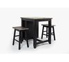 Picture of Madison Black Three Piece Counter Set