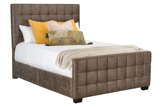 Picture of Altura Brown King Upholstered Bed Set