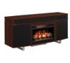 Picture of 64 Inch Enterprise Cherry TV Stand with Fireplace Insert