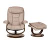Picture of Olivia Pearl Swivel Recliner with Ottoman