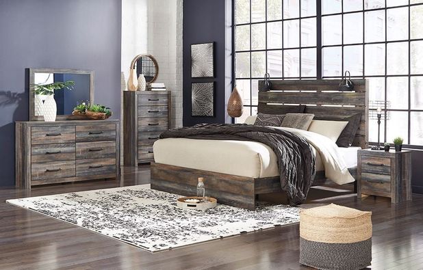 Picture of Drystan King Panel Bed