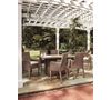 Picture of Beachcroft Bar Firepit Table with Six Stools