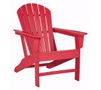 Picture of Sundown Treasure Red Adirondack Chair with End Table