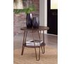 Picture of Lettori Brown Round End Table