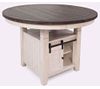 Picture of Madison White Round Convertible Table and Four Chairs