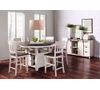 Picture of Madison White Round Convertible Table and Four Stools