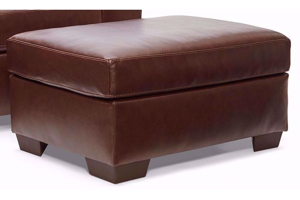 Picture of Soft Touch Chestnut Ottoman