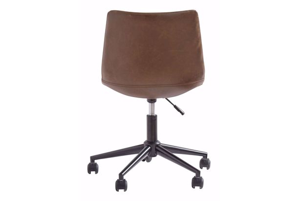 Picture of Brown Swivel Desk Chair