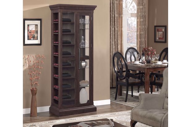 Picture of 34" Curio With Wine Storage