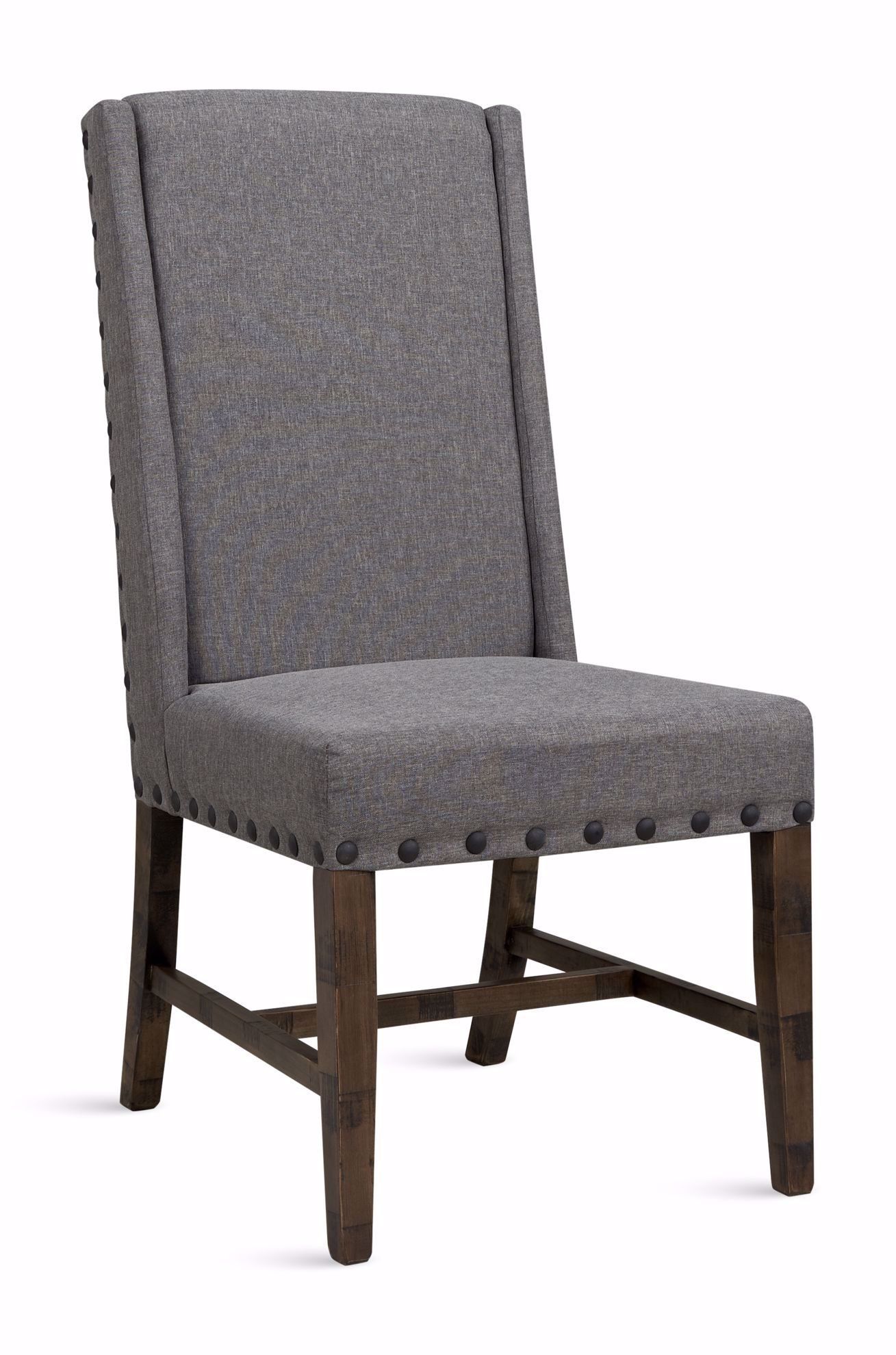 Loft Brown Grey Upholstered Chair