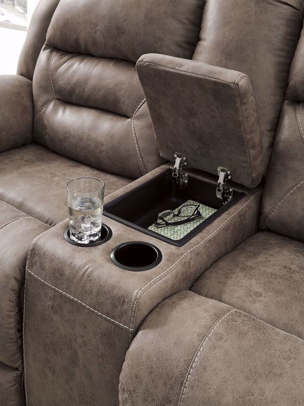 Picture of Stoneland Power Console Loveseat