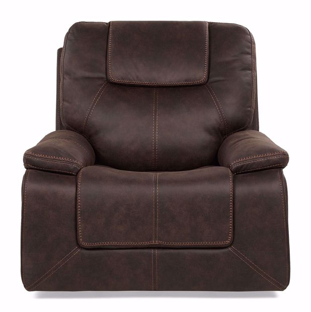 Picture of Walnut Power Headrest Recliner