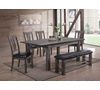 Picture of Nathan Dining Set with 4 Chairs and 1 Bench