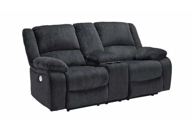 Picture of Dreycoll Power Reclining Loveseat with Console