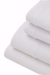 Picture of Purple SoftStretch White Queen Sheet Set