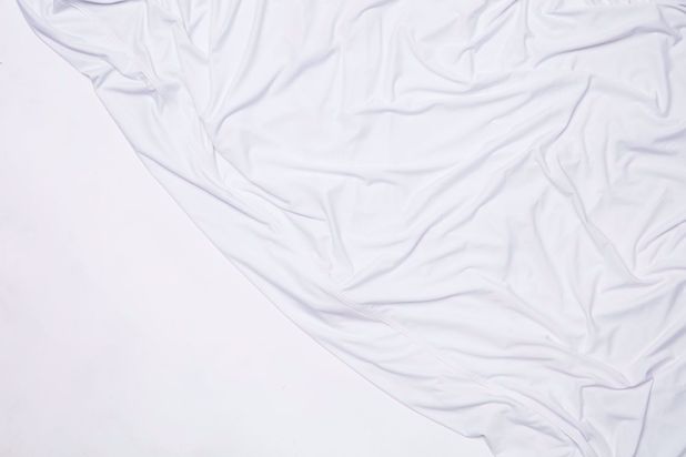 Picture of Purple SoftStretch White Split King Sheet Set