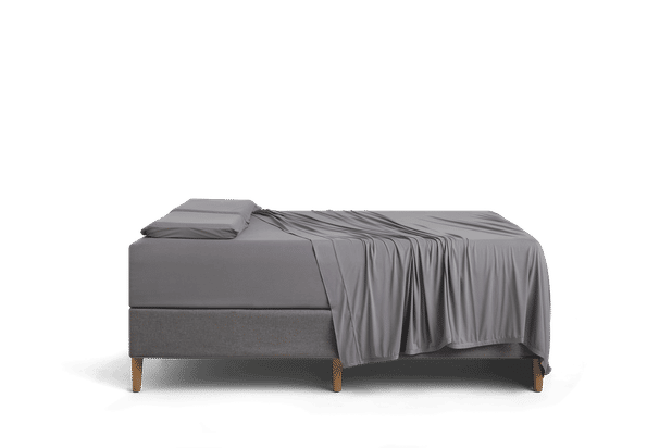Picture of Purple SoftStretch Stormy Grey King Sheet Set