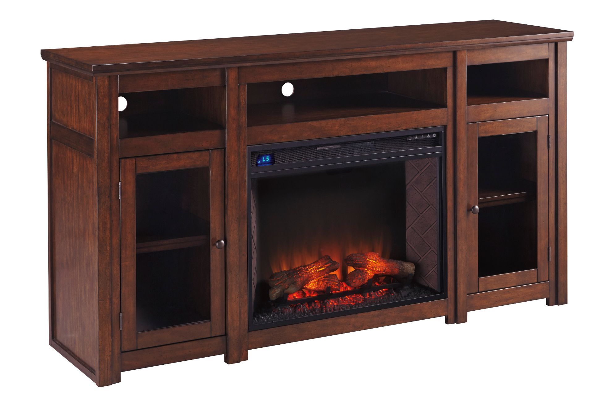 Harpan Fireplace TV Stand