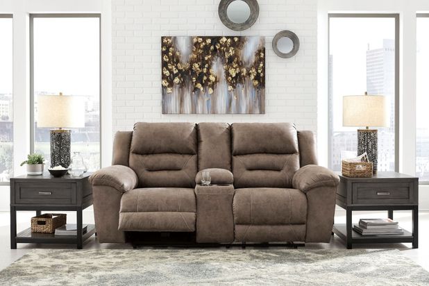 Picture of Stoneland Reclining Console Loveseat
