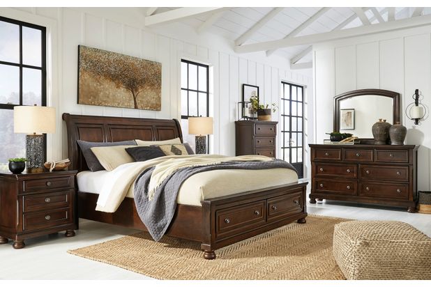 Picture of Porter King Sleigh Storage Bedroom Set