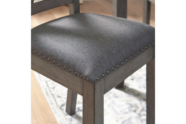 Picture of Caitbrook Upholstered X-Back Stool