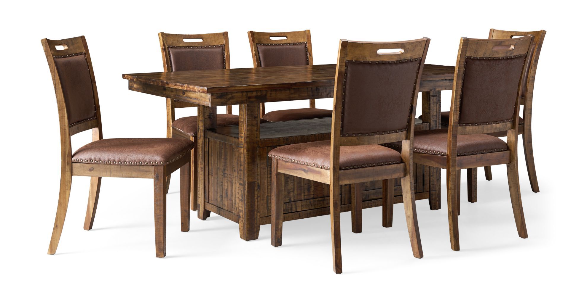 Cannon Valley 7pc Convertible Dining Set