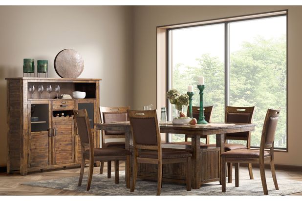 Picture of Cannon Valley 7pc Convertible Dining Set