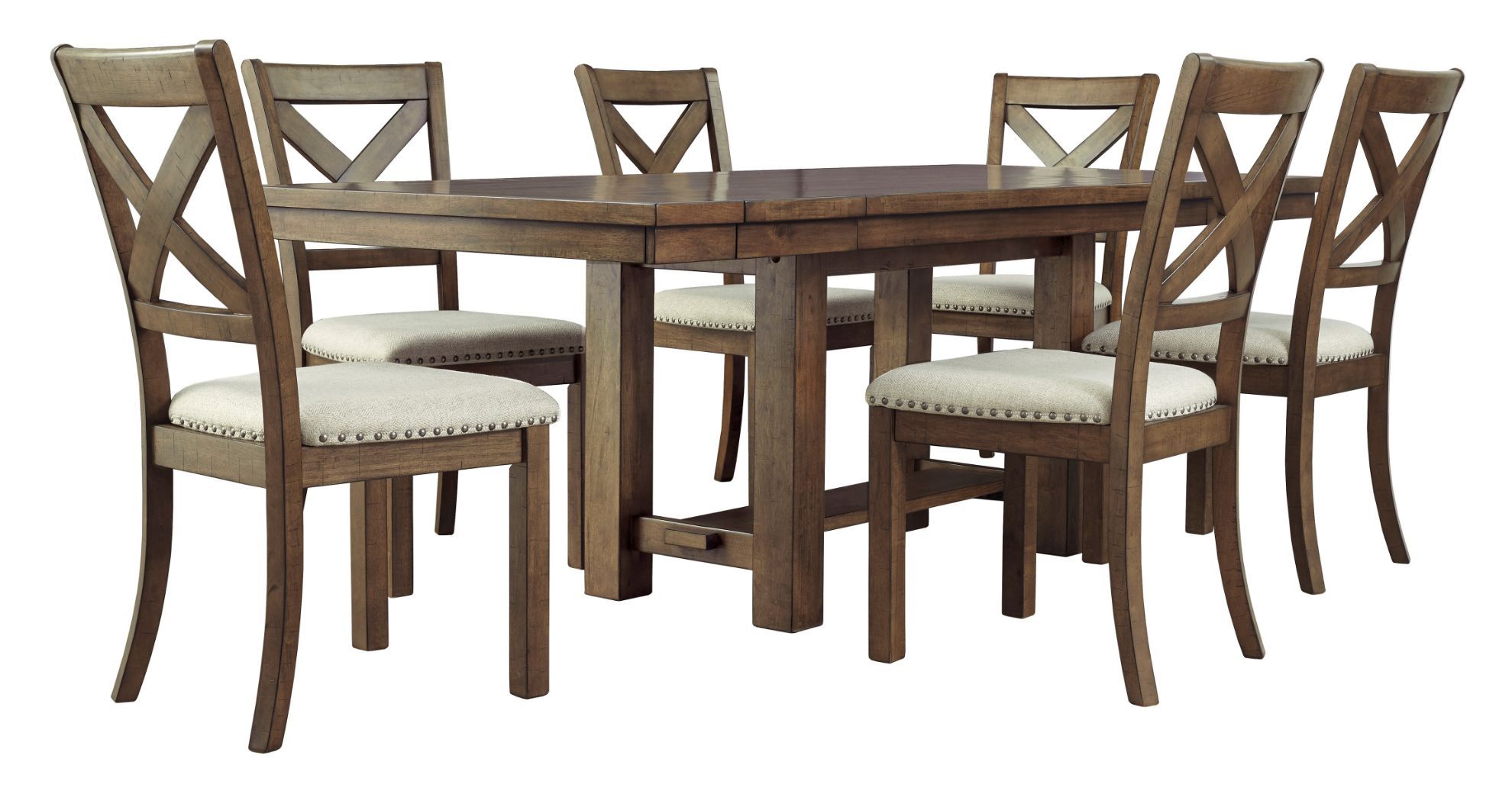 Moriville Dining Table with Six Chairs