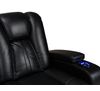 Picture of Vance Black Dual Power Loveseat