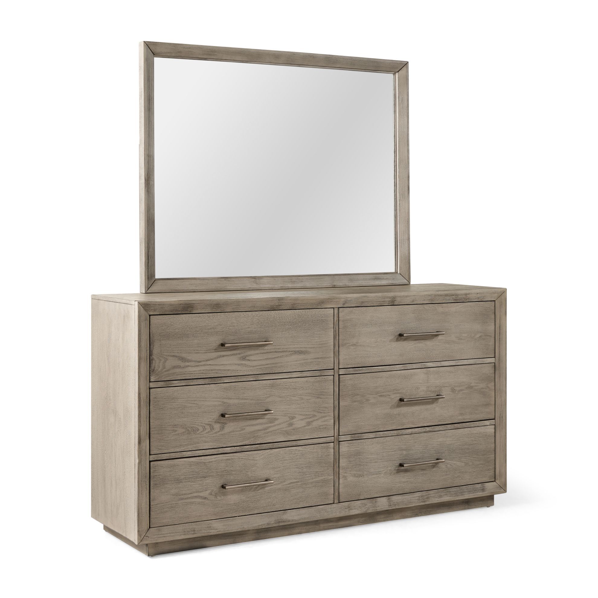 Platinum Dresser and Mirror Set