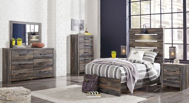 Picture of Drystan Twin Panel Bed