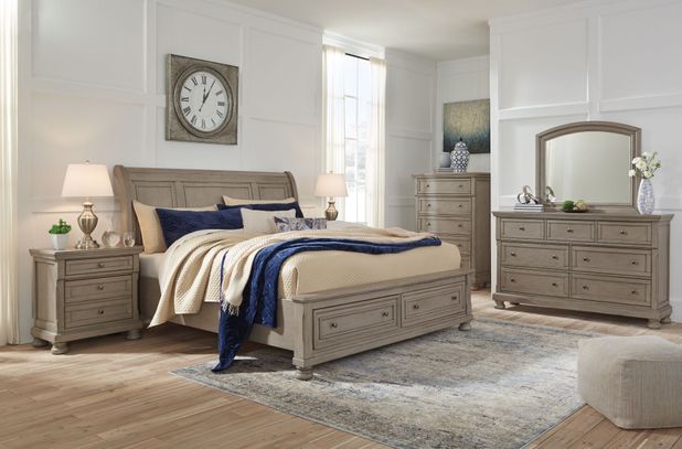 Picture of Lettner Queen Sleigh Storage Bed