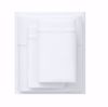 Picture of Purple SoftStretch White Split King Sheet Set