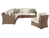 Beachcroft 3pc Sectional and Chair