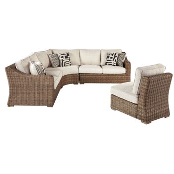 Beachcroft 3pc Sectional and Chair