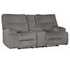 Picture of Coombs Charcoal Power Recline Console Loveseat