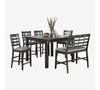 Picture of Astrid Counter Leaf Table with Six Stools