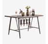 Picture of Bistre Counter Table with Six Stools