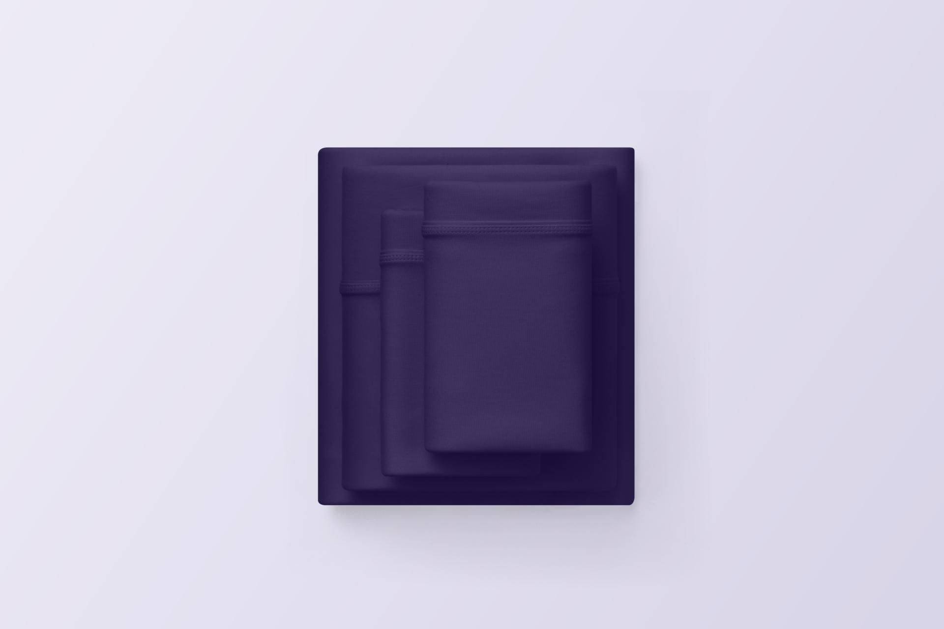 Purple SoftStretch Purple Queen Sheet Set