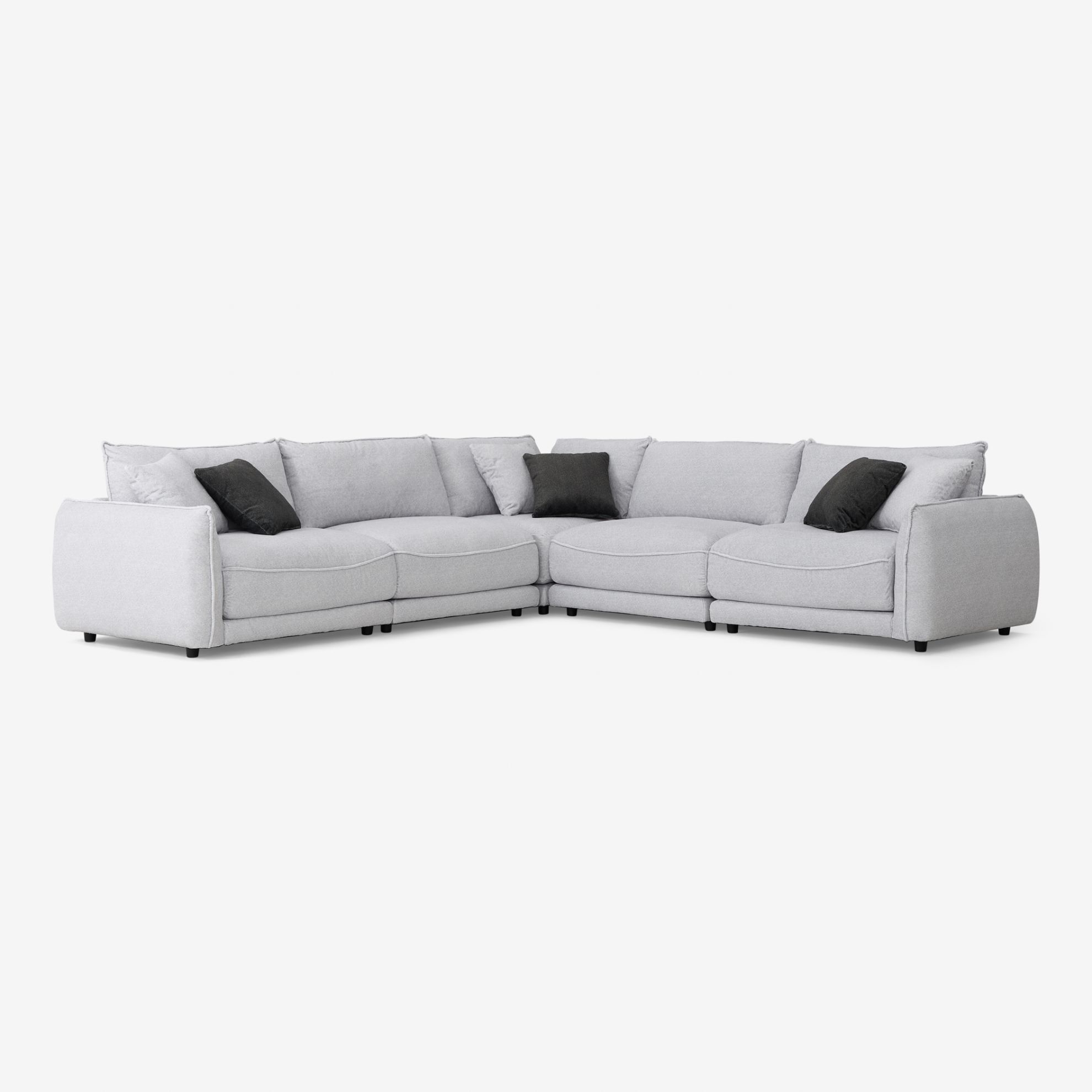 Tweed 5pc Sectional