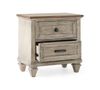 Picture of Mariana Creme Nightstand with USB