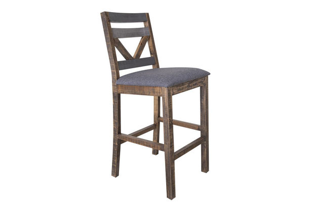 Picture of Loft Brown Upholstered Bar Stool