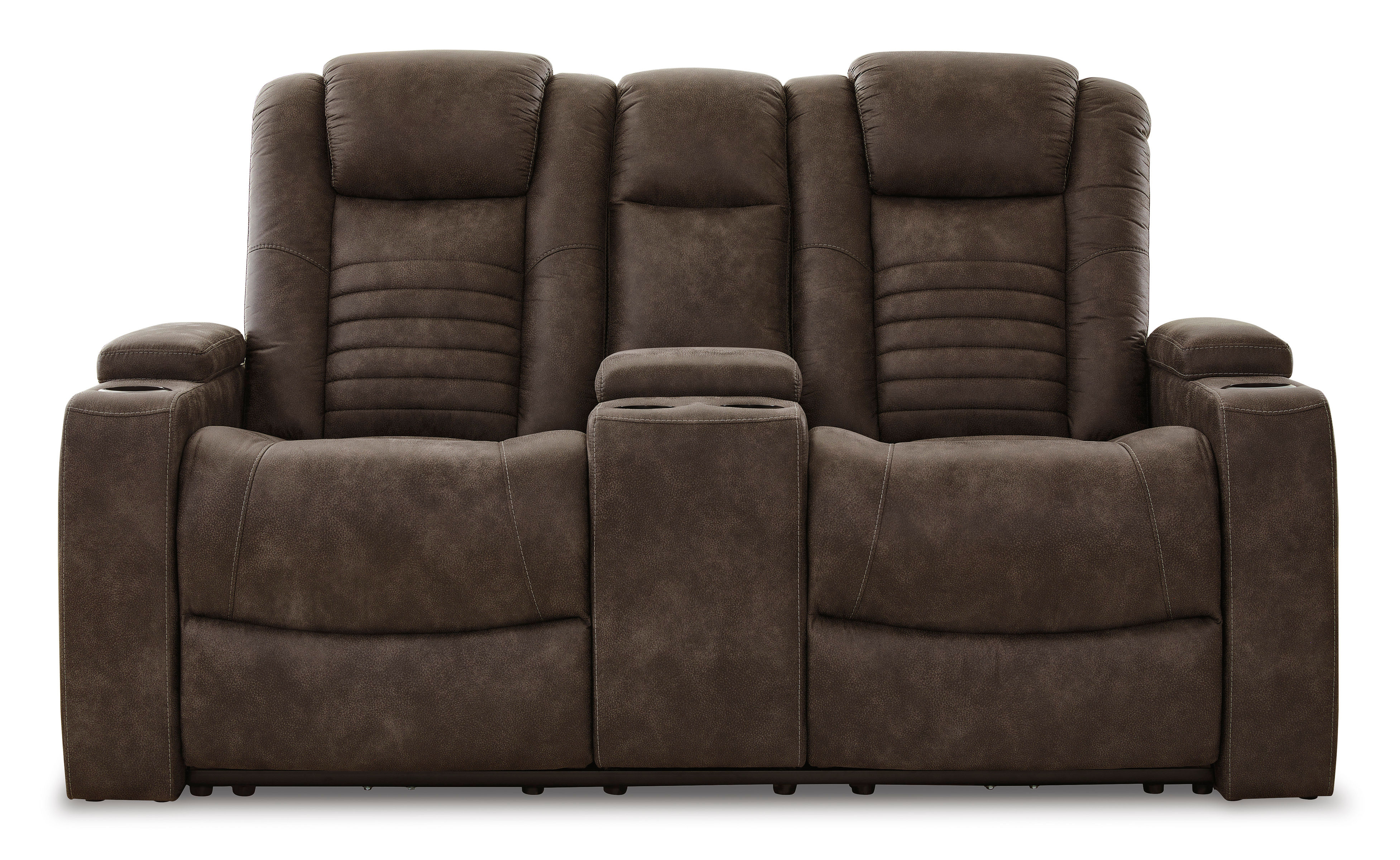 Soundcheck Power Recline Console Loveseat