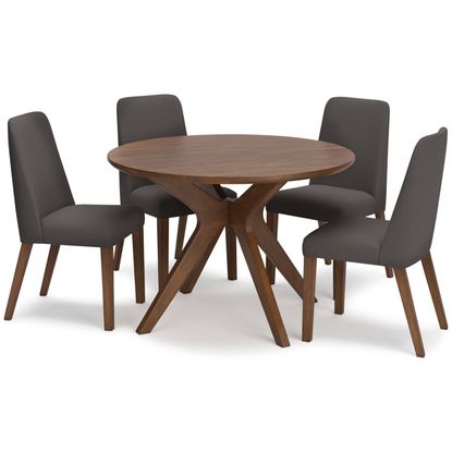 Picture of Lyncott 5pc Round Table Dining Set