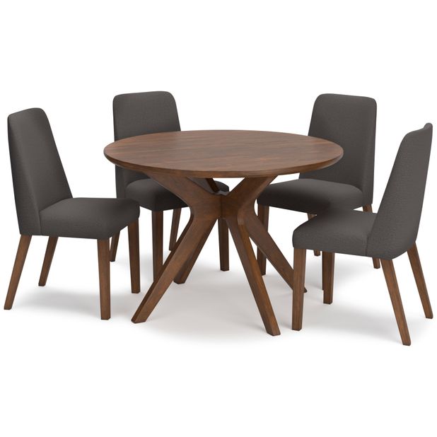 Picture of Lyncott 5pc Round Table Dining Set
