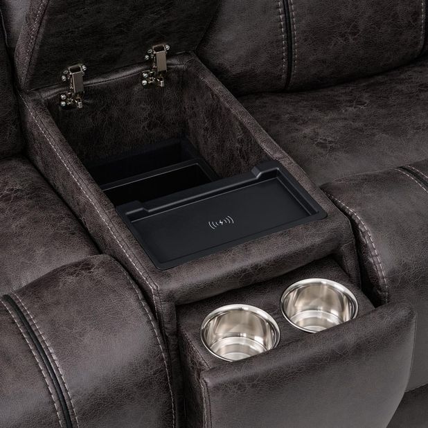 Picture of Badlands Power Console Loveseat