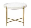 Picture of Marble Top Brass Accent Table